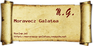Moravecz Galatea névjegykártya
